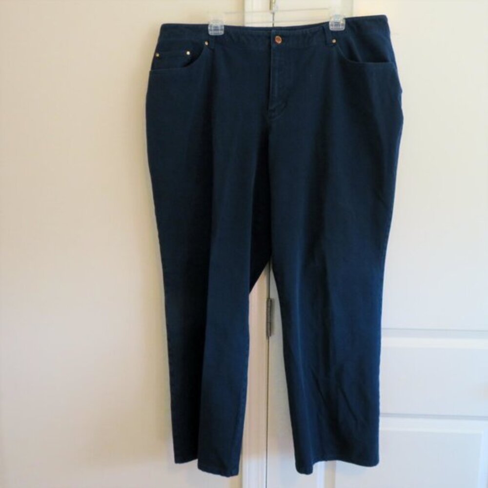 Jones New York Signature Woman Stretch Denim‎ | Dark Wash | Size 20W